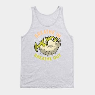 Pufferfish Breathe In Breathe Out Tank Top